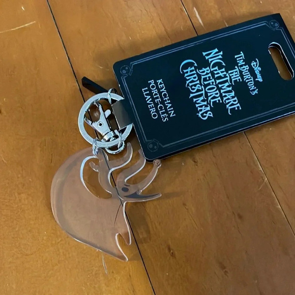 DO NOT BUY  Zero The Nightmare Before Christmas Clear Acrylic Keychain Bag Tag - Picture 1 of 5